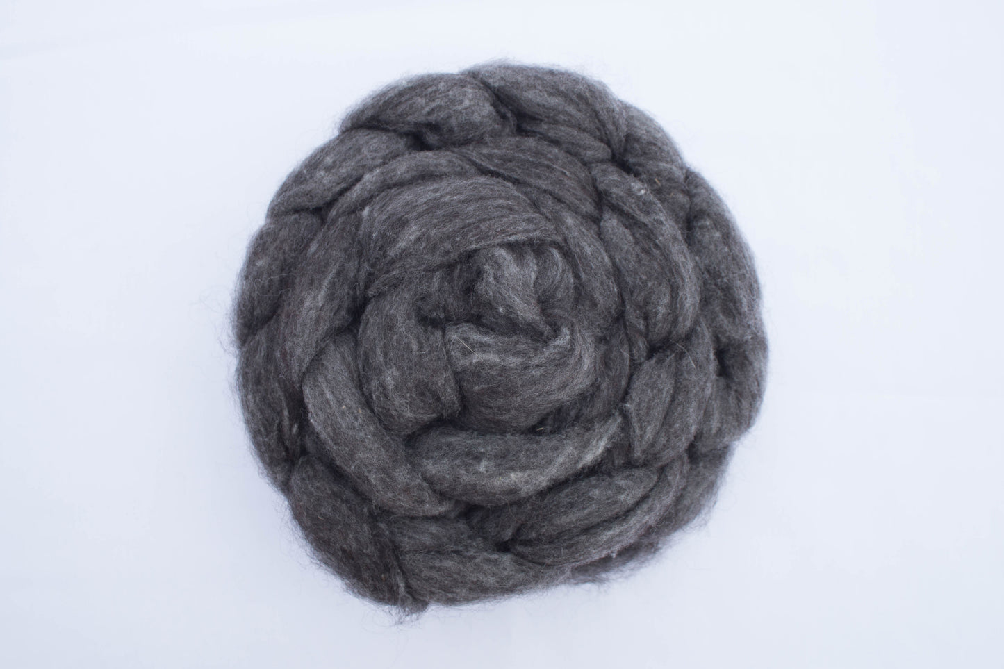Roving - Alpaka/Wolle-Anthrazit